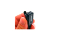 Nauzer PIN-39-IC1. High quality tubular micro-earphone with PTT. For ICOM handhelds