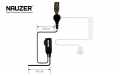 Fone de ouvido Micro Tubular PIN39-K5 NAUZER para TK3601 KENWOOD