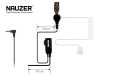 NAUZER PIN-39-MM35 Tubular Micro-Headset LUTHOR TL-72, POLMAR GEMNI