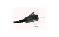 PIN77PKT NAUZER micro-auricular orejera cerrada, cable recto, Para KENWOOD PKT-23