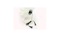 PIN77K Nauzer fechado earmuff micro-fone de ouvido, cabo reto, Kenwood, Luthor, etc ...