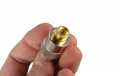 PL259 OURO LONGO Conector PL MACHO folheado a ouro com isolamento TEFLON