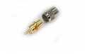 PL259 OURO LONGO Conector PL MACHO folheado a ouro com isolamento TEFLON