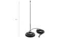 MAAS PM 27-1 CB Magnetic antenna CB 27 Mhz. with spring, 60 cm