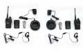 POLMAR WORK III V77 KIT2 Walkie free use pair of 2 walkies PMR 446 + Gift of 2 PIN19K earpieces