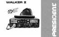 President Walker -II-ASC emisora AM / FM 40 canales CB 27 Mhz