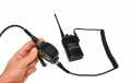 NAUZER PTT-330K Cable profesional con PTT grande con conector Kenwood dos pins y conector tipo Peltor para walkie talkies Kenwood compatible con Peltor Flex Headset, Peltor OraTac Peltor FMT120 y WS5 Adapter