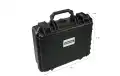 Design Funcional e Compacto: Com dimensões exteriores de 330 x 280 x 120 mm e dimensões interiores de 300 x 220 x 90 mm, a mala proporciona um equilíbrio ideal entre capacidade e portabilidade, sendo perfeita para o transporte seguro de equipamentos eletr