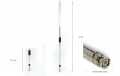 DIAMOND RH-770 Antenne walkie télescopique BNC VHF / UHF Longueur 93 cm.