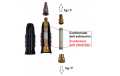 TAGRA RQS58 Mobile antenna 5/8 VHF 136-174 Mhz PL thread Length 146 cm