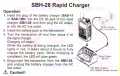 Chargeur rapide de bureau d'origine SBH28 YAESU pour FT70DE