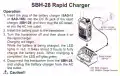 Chargeur rapide de bureau d'origine SBH28 YAESU pour FT70DE