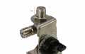 SIRIO SO-239 Conector Angular PL Hembra - PL Hembra para poner soporte.