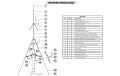 Tipo de Antena y Longitud: Se trata de una antena de base de 1/4 de onda para la banda de 27 MHz. La longitud total de la antena es de 5040 mm (o aproximadamente 5 metros), lo que la hace efectiva para la transmisión y recepción en esta frecuencia.