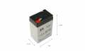 SW645 AGM Batterie Tension du câble Capacité 6 V 4,5 Ah borne T1