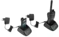 TK3501 com carregador de mesa válido para carregar a bateria sozinho ou com os walkies