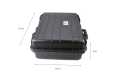 TAK515BL Large reinforced ABS suitcase Color BLACK 51.5 x 41.5 x 20 cm