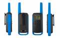 Motorola TALKABOUT, T62 - lateral azul e vista traseira