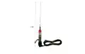 LEMMTURBO2001 bandera Italia plateada Antena abatible CB27mhz L200 cm 