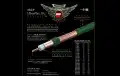 Câble coaxial haute qualité ULTRA FLEX 10C M&P 10,3 mm, couleur verte