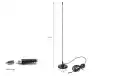 NAGOYA UT-308-SMA Hembra Antena móvil magnética bibanda VHF-UHF 