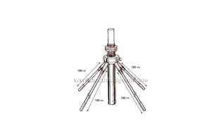 ref. GPK 1. Radiales para convertir en 5/8 la SOLARCOM A 99.