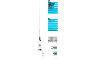 Wasserdichte Marine Boot Radio Antenne Omni-Directional 156-163