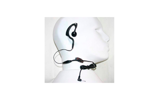 PIN19-T5 Flexible soft ear hook microphone, PTT button...