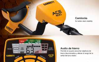 GARRETT ACE400i dispone de cinco modos de discriminación