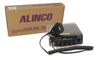 ALINCO DX-10 Emisora de HF 28 Mhz banda de 10 Metros