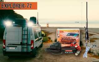 SADELTA EXPLORER-27 KIT AUTOCARAVANA Emisora CB 27 Mhz Canales 40AM/FM