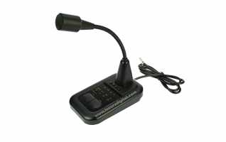 AV508 Microfono de sobremesa para equipos Icom y Kenwood conexion de microfo RJ-45 8 pins.
