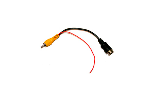 BRV020 BARRISTER Cable adaptaci�n con conector  4 pins a RCA. Long. 18 cms.