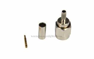 CON3030 Conector SMA MACHO para CRIMPAR, para cable RG-174