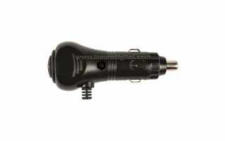 CONMECH3060 Conector de mechero acodado con fusible + led con interruptor