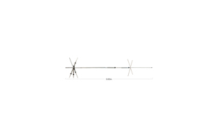 CP5HS DIAMOND Antena HF de base vertical 5 bandas