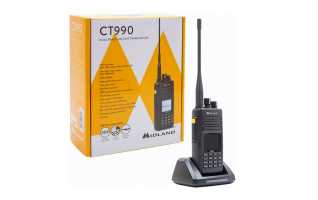 Midland CT-990 Walkie Doble Banda VHF-144 -UHF-430 Mhz proteccion IP67