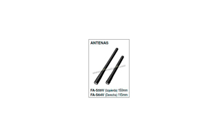 FA-S59V Antena para walkie IC-M73 longitud  150 mm.