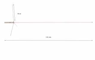 COMET GP-95N Antena de base Tribanda VHF 144 /UHF 430 / 1260 Mhz
