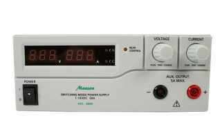 Manson HCS3600 Fuente de Alimentacin Digital regulable 1-16 voltios, regulable 0-60 Amperios