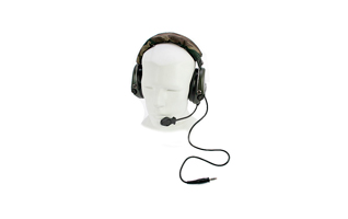 NAUZER HEL 980 Micro Auriculares con poco grosor especial para AIRSOFT con amplificador.