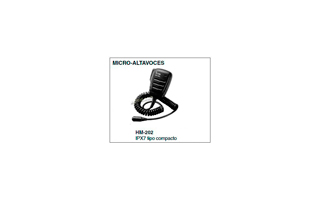 HM202  Micro- altavoz de mano  para IC-M 73