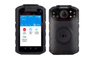 I-10 bodycam INRICO. Walkie 4G LTE POC con cámara frontal y cámara trasera