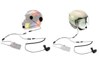NAUZER KIM-6655-M Kit para casco moto walkies MOTOROLA, COBRA, YAESU