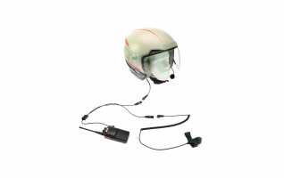NAUZER KIM-66-M2. Kit moto casco no integral para walkies MOTOROLA y COBRA.