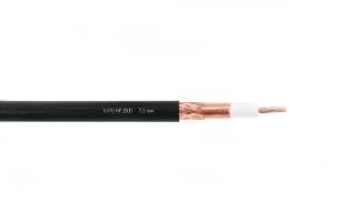 KPO HF-2500 Cable Coaxial baja perdida 7,3 mm vivo trenzado 7 hilos grosor total 1,97 mm. 