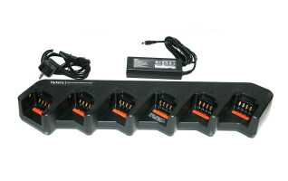 HYTERA MCA08 EU Cargador 6 unidades series: HYTERA AP, BP, PD y PT