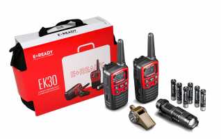 MIDLAND EK-30 Kit Emergencia 2 walkies XT-30 + 1 Linterna + 1 Silbato