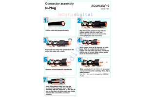 N-AIR10 N Male Connector for Aircom Plus and EcoFlex10