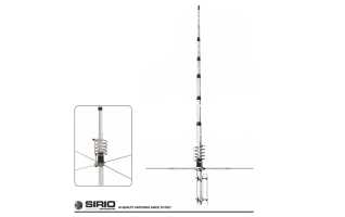 Antenne CB 27 Mhz GP demi-onde pour station de base